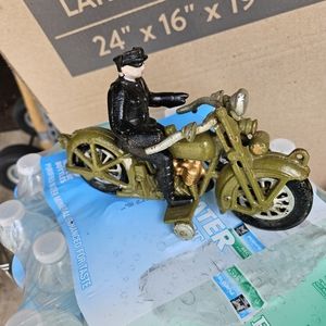 vtg cast iron motorcycle
